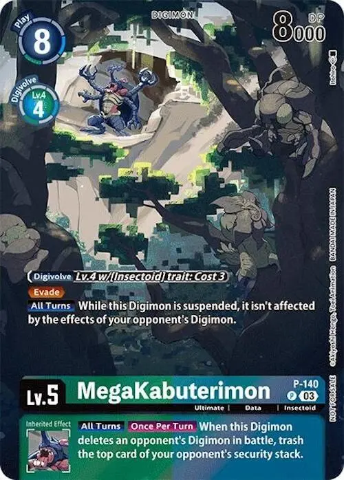 MegaKabuterimon (Update Pack 2024) card art