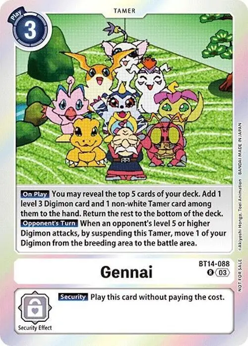 Gennai (Secret Crisis: Movie Memorial Pack) card art