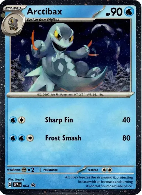 Arctibax - 064 (Cosmos Holo) card art