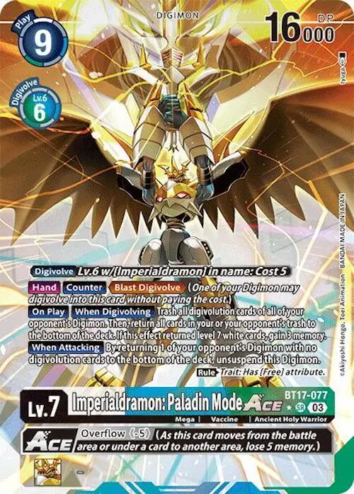 Imperialdramon: Paladin Mode ACE (Alternate Art) card art