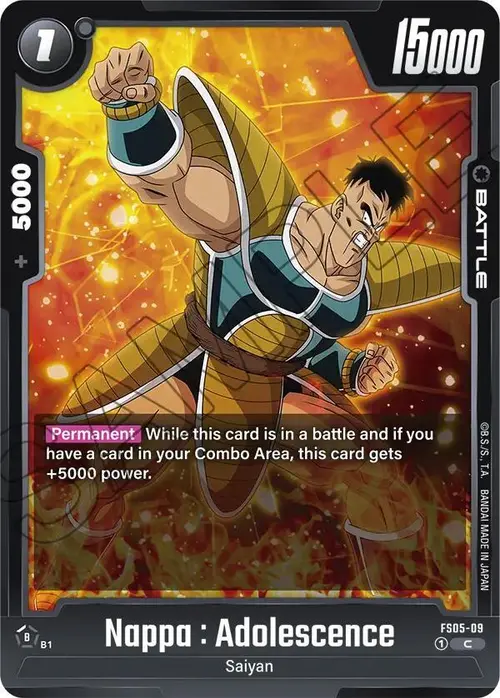 Nappa : Adolescence card art