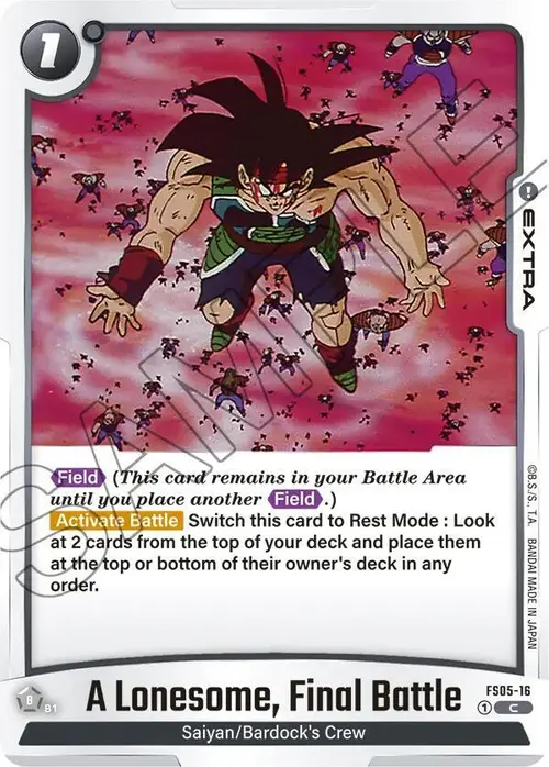 A Lonesome, Final Battle card art