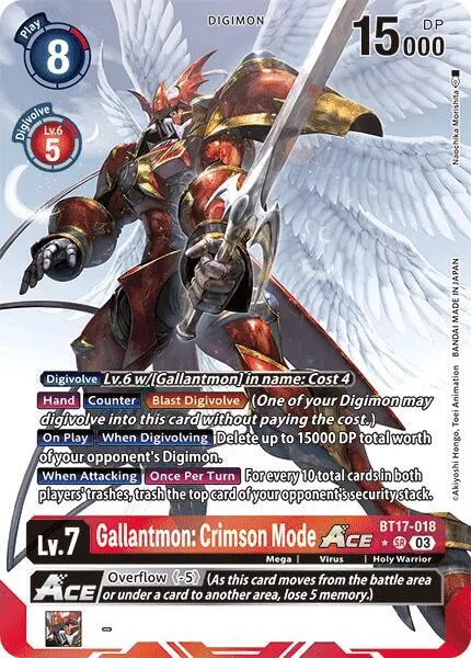 Gallantmon: Crimson Mode ACE (Alternate Art) card art