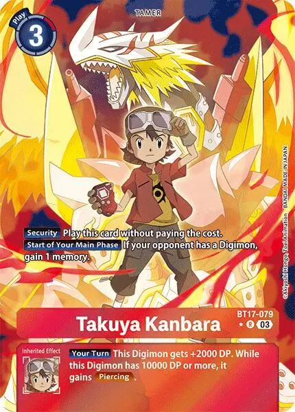 Takuya Kanbara (Alternate Art) card art