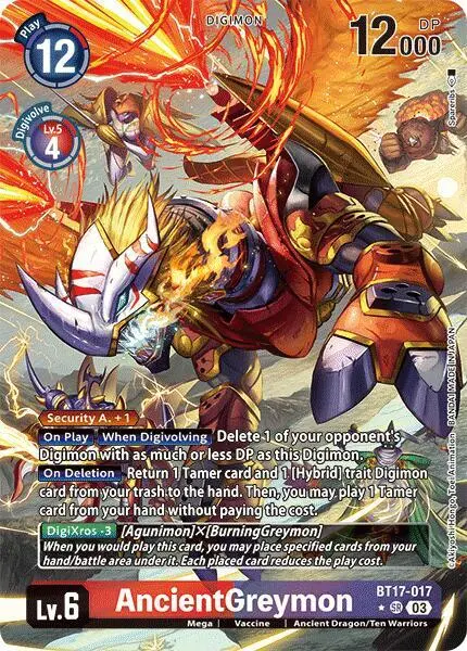 AncientGreymon (Alternate Art) card art