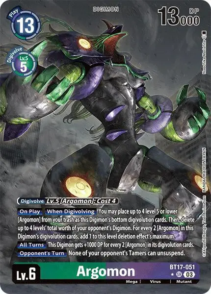 Argomon - BT17-051 (Alternate Art) card art
