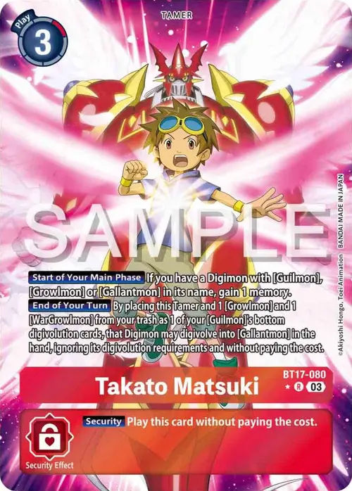 Takato Matsuki (Alternate Art) card art