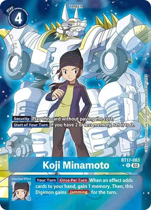 Koji Minamoto (Alternate Art) card art