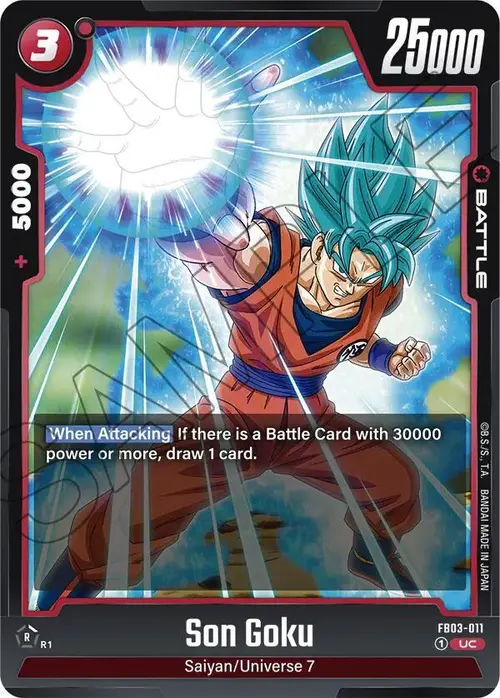 Son Goku card art