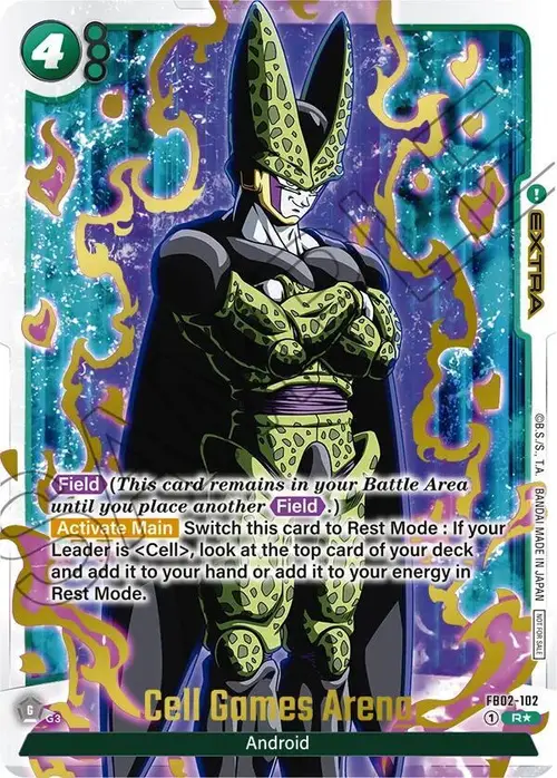 Cell Games Arena (Championship Pack 02) (Gold) card art