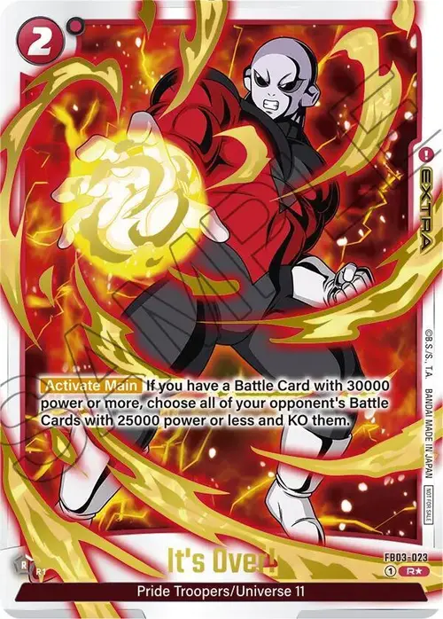 It's Over! (Championship Pack 02) (Gold) card art