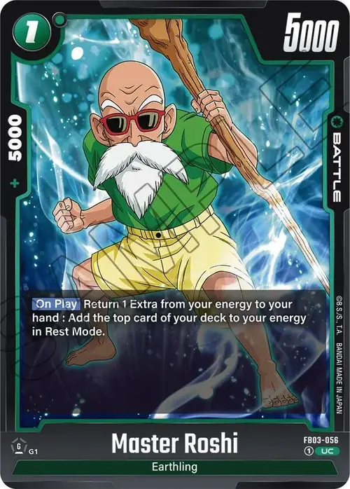 Master Roshi card art