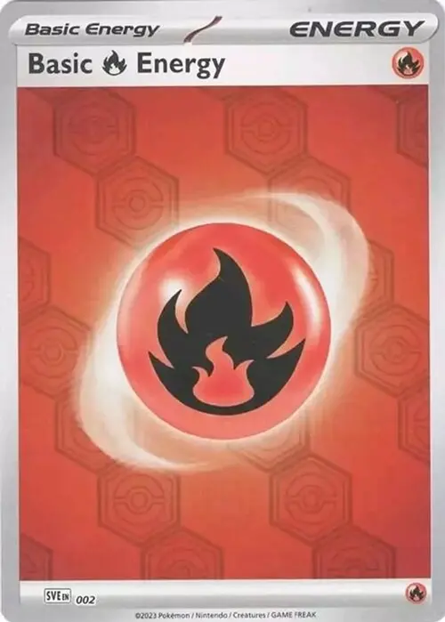 Basic Fire Energy card art