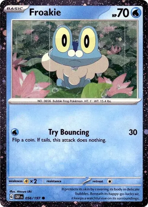 Froakie - 056/197 (Cosmos Holo) card art