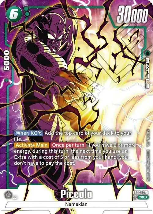 Piccolo (Alternate Art) card art