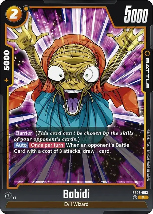 Babidi card art