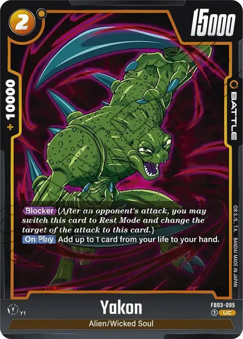 Yakon card art