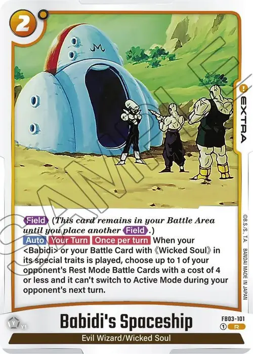 Babidi's Spaceship card art