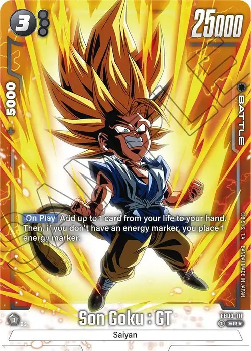 Son Goku : GT (Alternate Art) card art