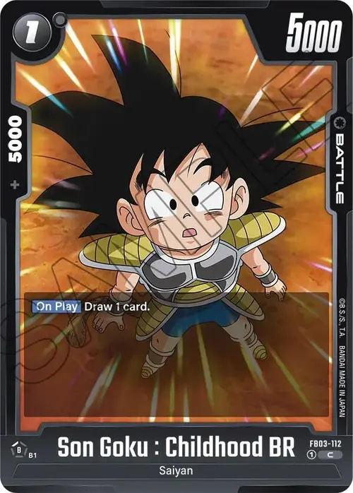Son Goku : Childhood BR card art