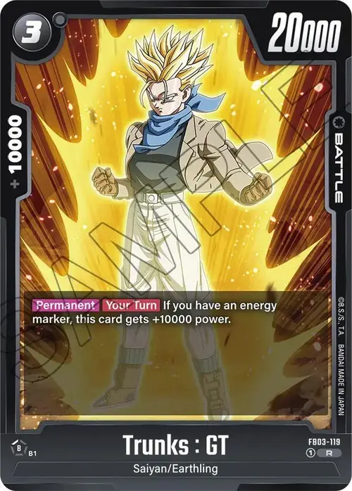 Trunks : GT card art