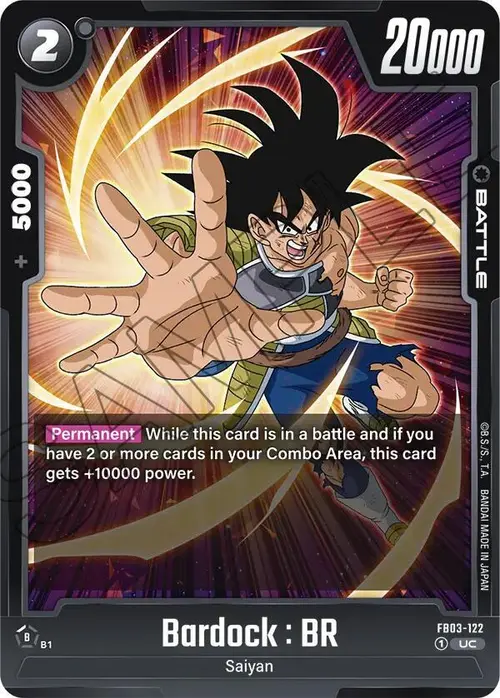Bardock : BR card art