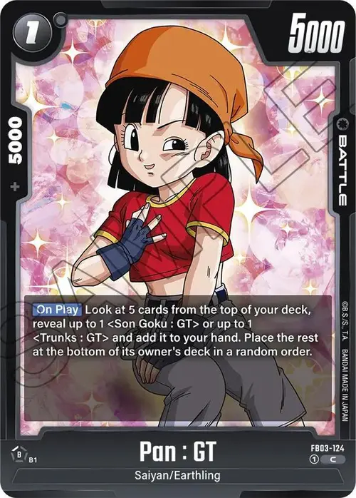 Pan : GT card art