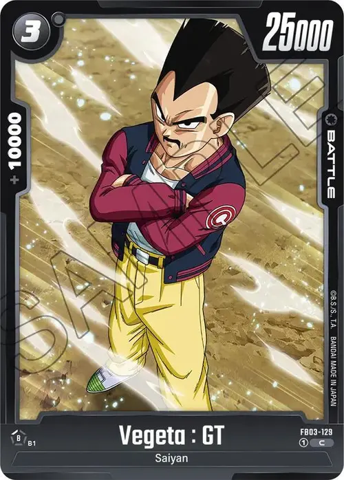 Vegeta : GT card art