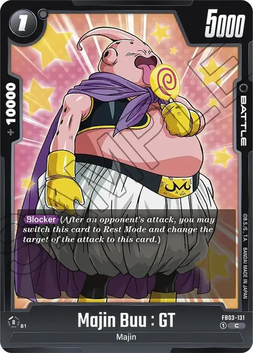 Majin Buu : GT card art