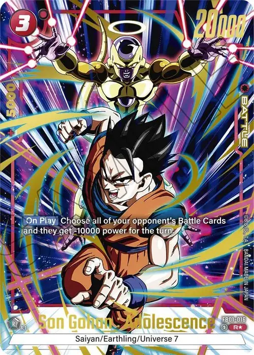 Son Gohan : Adolescence (Alternate Art) card art
