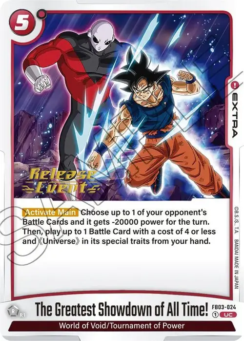 The Greatest Showdown of All Time! card art