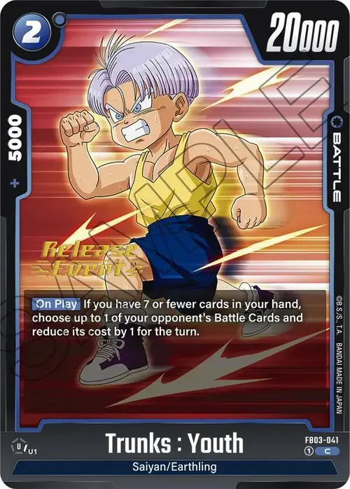 Trunks : Youth card art