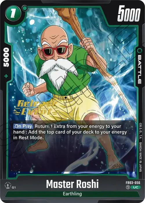 Master Roshi card art