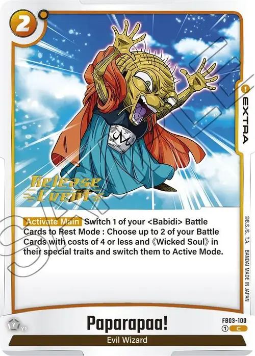 Paparapaa! card art