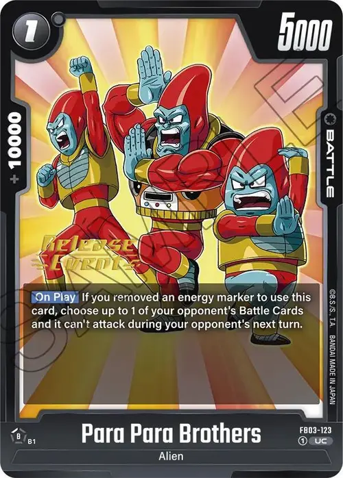 Para Para Brothers card art