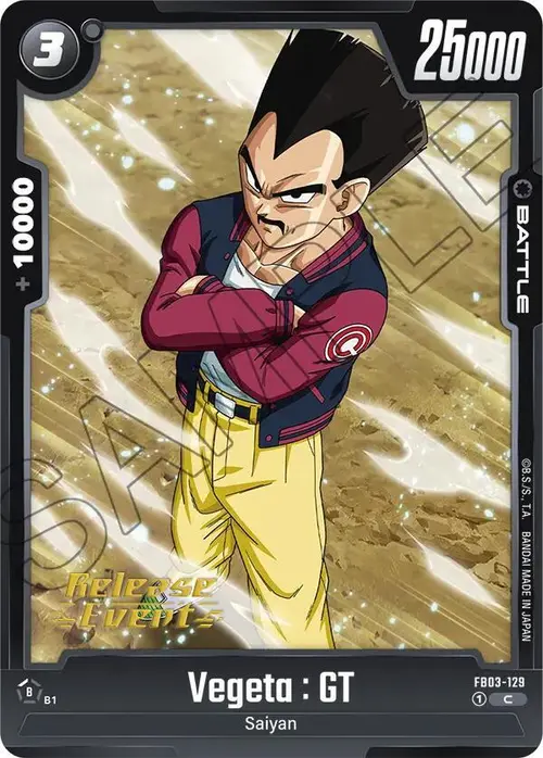 Vegeta : GT card art