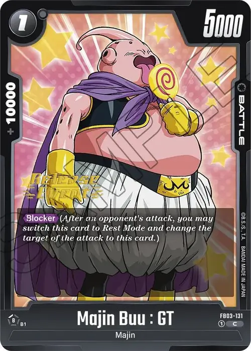 Majin Buu : GT card art
