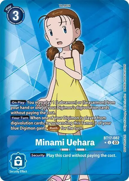 Minami Uehara (Box Promotion Pack: Secret Crisis) card art