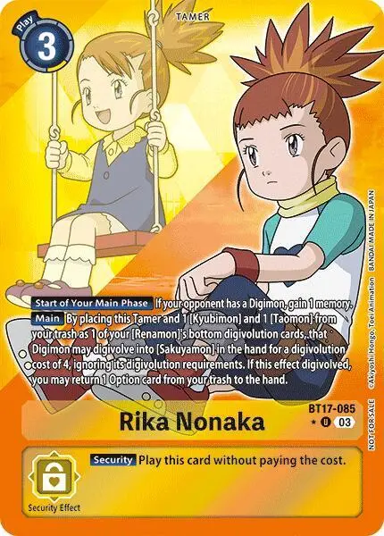 Rika Nonaka (Box Promotion Pack: Secret Crisis) card art