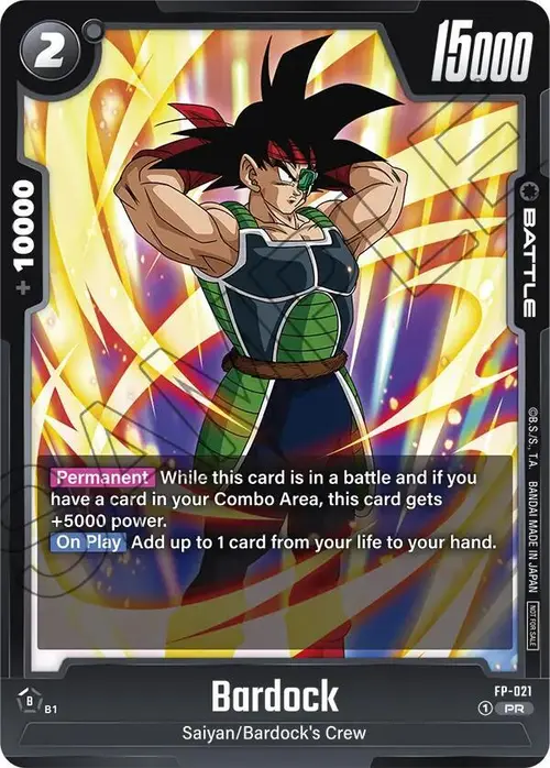 Bardock card art