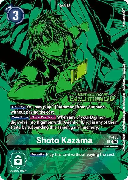 Shoto Kazama (August 2024 Evolution Cup Participant) card art