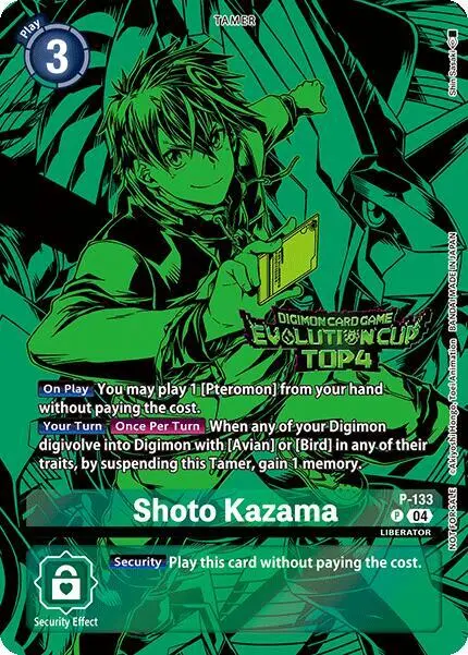 Shoto Kazama (August 2024 Evolution Cup Top 4) card art