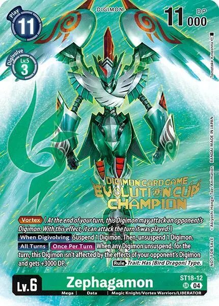 Zephagamon (August 2024 Evolution Cup Champion) card art