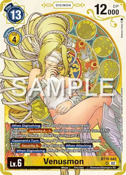 Venusmon (Premium Heroines Set) card art