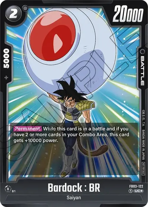 Bardock : BR (Tournament Pack 03) card art