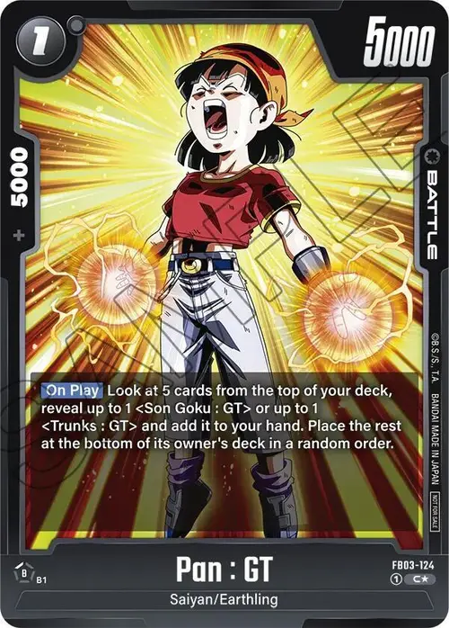 Pan : GT (Tournament Pack 03) card art