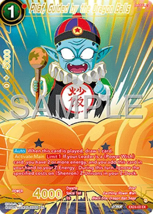 Pilaf, Guided by the Dragon Balls card art