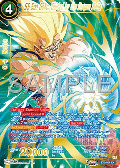 SS Son Goku, Guided by the Dragon Balls card art