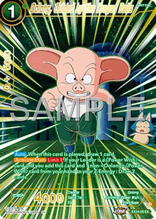 Oolong, Guided by the Dragon Balls card art