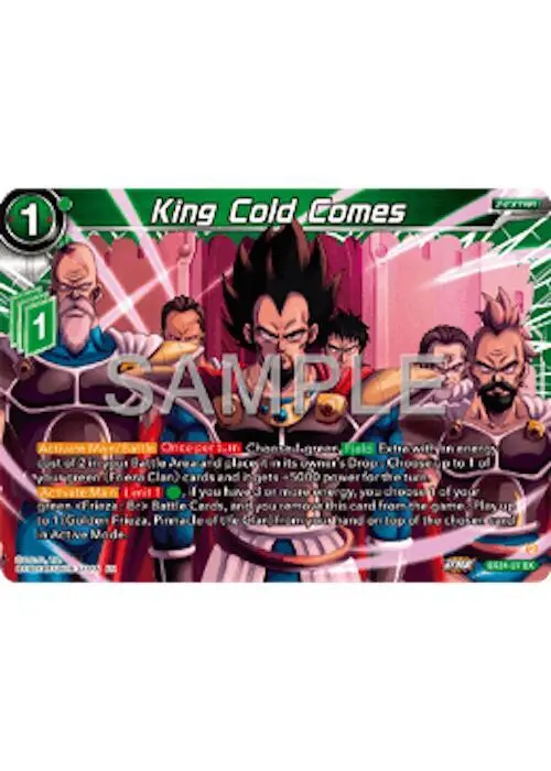 King Cold Comes card art